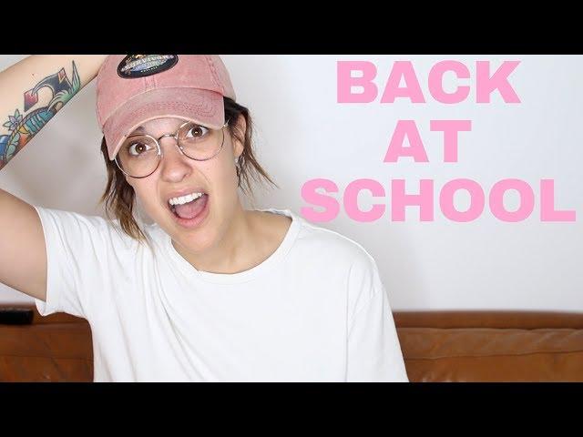 My First Time at School in 10 Years! | catrific