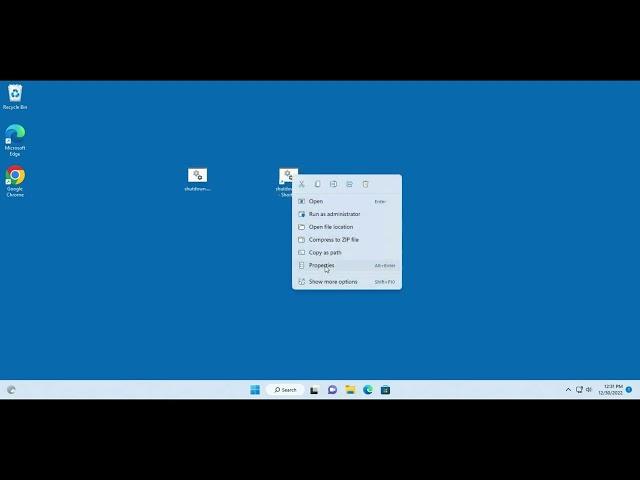 How to create a batch file to shutdown a computer from the desktop