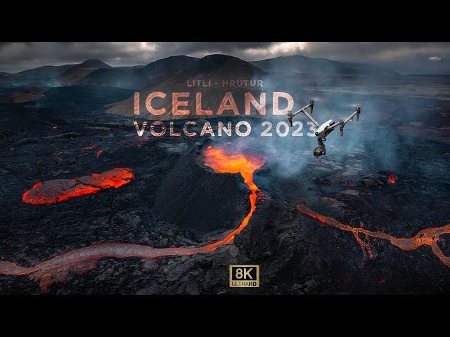 Iceland Volcano - 8K Drone Video | DJI Inspire 3 Cinematic