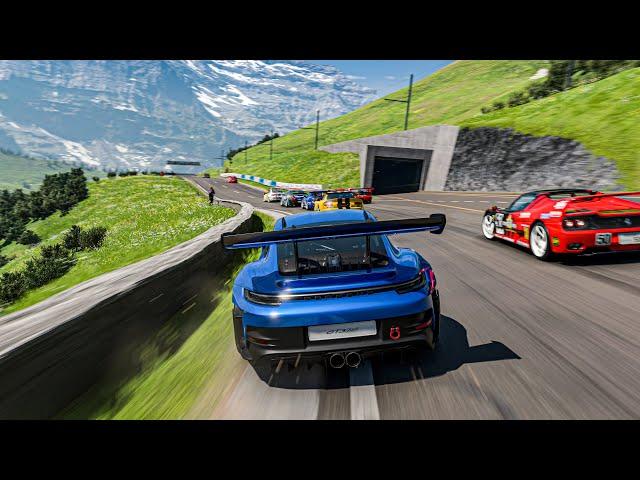 MOUNTAIN RUN in a 780hp Porsche 992 GT3 RS | Gran Turismo 7 PSVR2