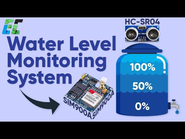 GSM based Water Level Monitoring and Control using Arduino, Sim900A, and Ultrasonic Sensor