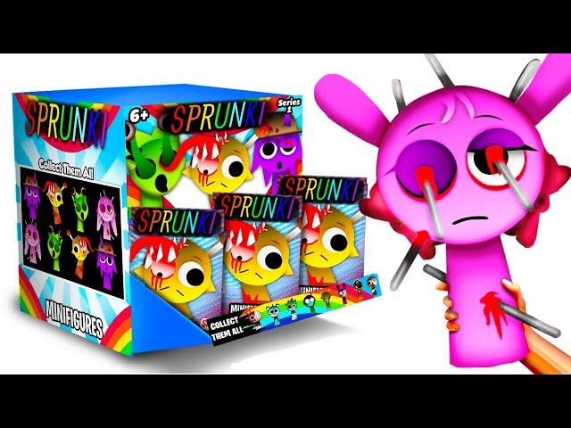 The LARGEST Sprunki MIXER MYSTERY BOX! NEW MIXED TYLER AND SNOWI, SPRUNKI OREN & Pinki Minifigures