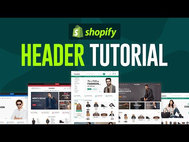 How To Create Custom Header In Shopify (2024) Tutorial For Beginners