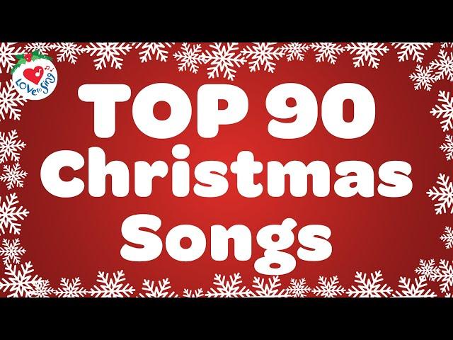 Top 90 Christmas Songs with Lyrics  Merry Christmas 2024