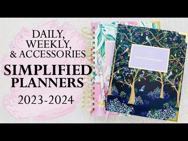 SIMPLIFIED PLANNERS | DAILY & WEEKLY 23'-24'