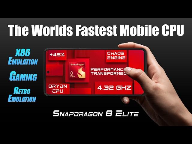 The Worlds Fastest Mobile CPU Is Here! Snapdragon 8 Elite Tested