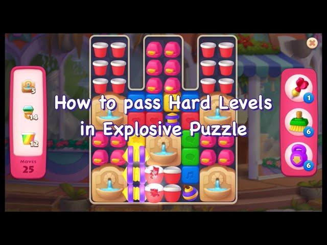 Township How to Pass Hard Levels in Explosive Puzzle #township #TownshipPro #Explosivepuzzle