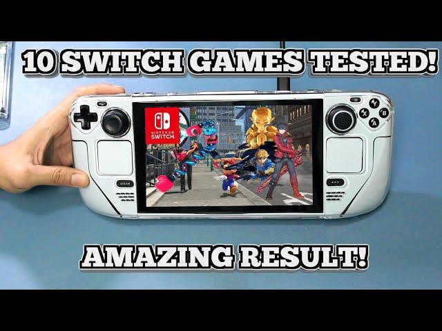 10 Game Switch Test Dalam Steam Deck! King Of Emulation? - Steam Deck Yuzu Performance + FPS Test