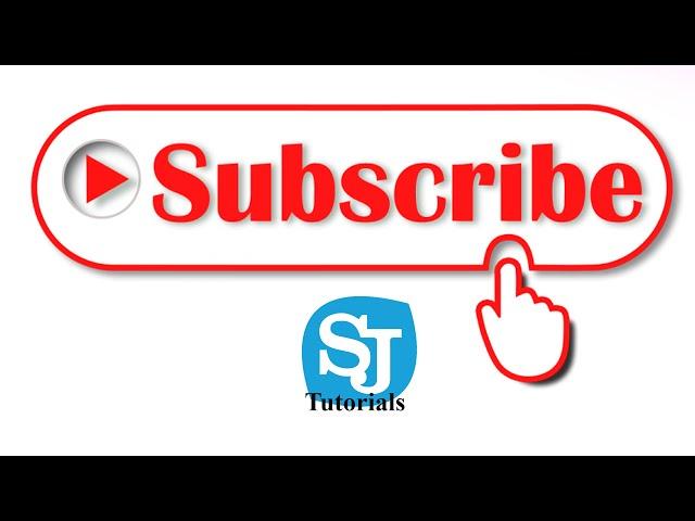 Search "sjtutorialslive" in youtube and subscribe my channel