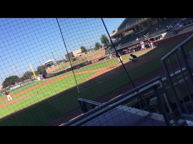 JB @Texas A&M Prospect Camp 87 mph on the mound