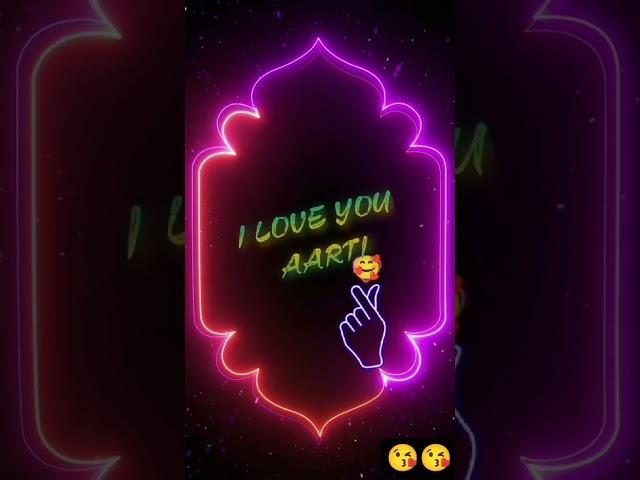 I LOVE YOU AARTI ||#love #lovestatus#lovesong #lovestory #indan#army #armylover #armystatus #mrbis