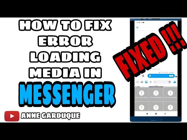 HOW TO FIX ERROR LOADING MEDIA IN MESSENGER | POCO F2 PRO