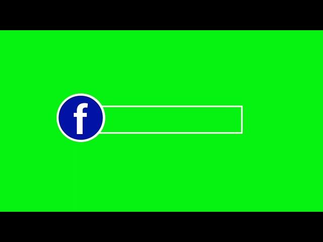 GREEN SCREEN FACEBOOK LOGO ANIMATED LOWER THIRD