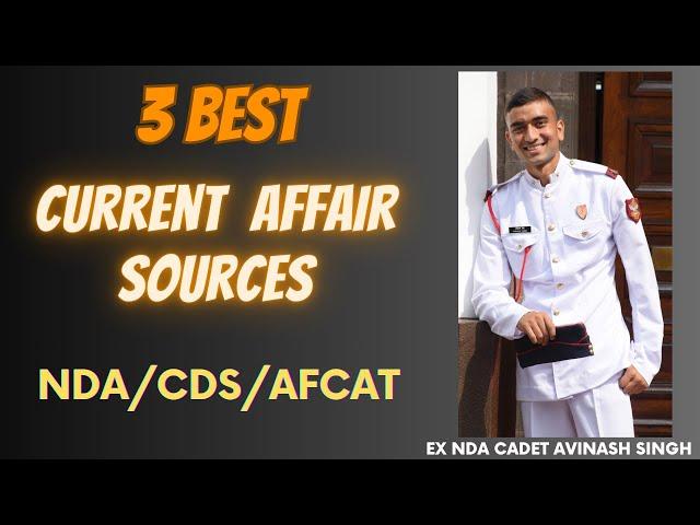 Best current affair sources for defence aspirants .#nda #cds #afcat