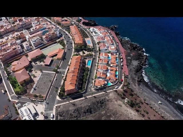 Playa San Juan village in Tenerife, Spain - Acquaintance, bird's-eye view, drone, interesting places
