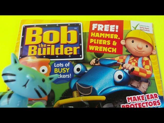 Bob The Builder Comic Magazine Issue 222 February 2015 with Learn about Double Decker Buses + Free T