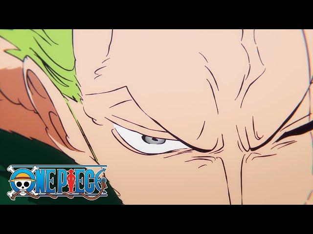 Zoro Clashes With the Seraphim | One Piece