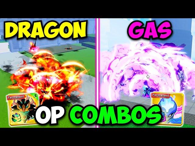 OP Combo For NEW Dragon Rework & Gas Fruit In Blox Fruits Update 24!