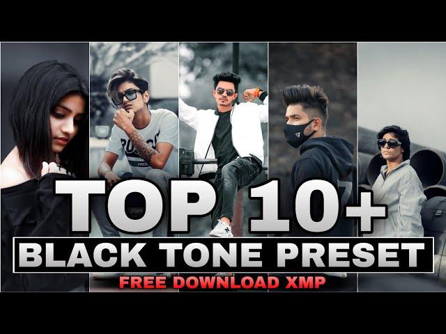 Top 10 Lightroom Black Dark Presets || Dark Tone Lightroom presets || Adobe Lightroom preset New