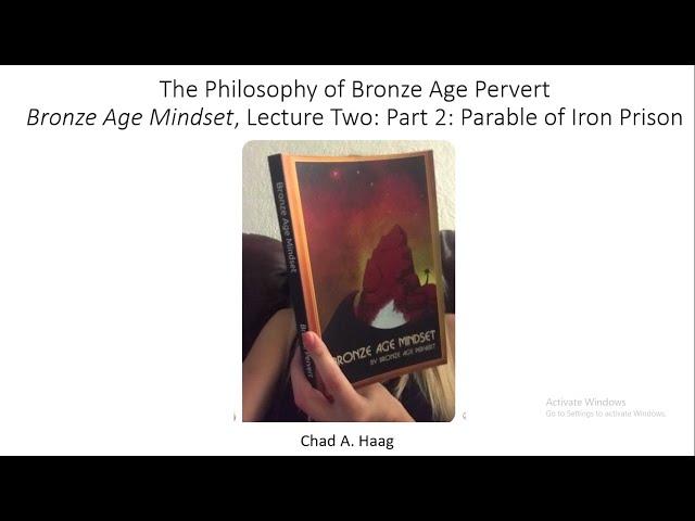 The Philosophy Of Bronze Age Pervert Bronze Age Mindset Lecture 2 Part 2 Parable Of Iron Prison