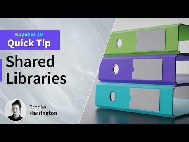 KeyShot Quick Tip - Shared Libraries
