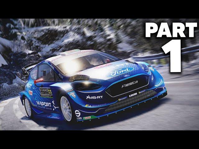 WRC 9 Career Mode Gameplay Walkthrough Part 1 - FIRST WRC RALLY
