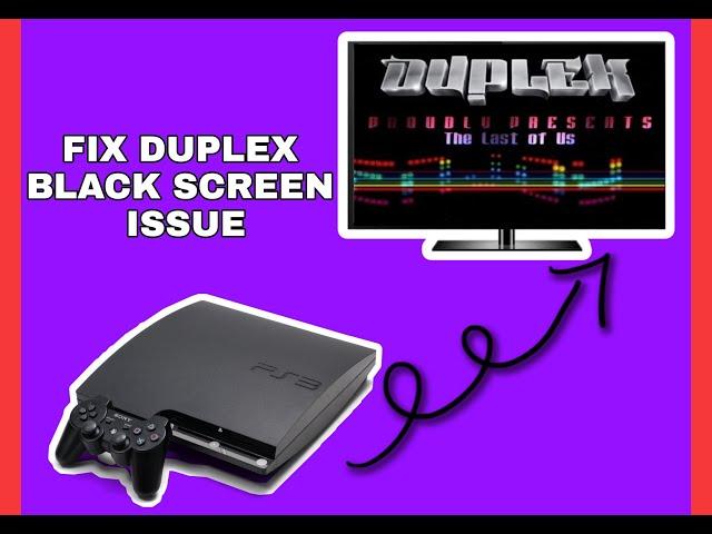 HOW TO FIX ANY PS3 DUPLEX GAME VERSION BLACK SCREEN WITHOUT USING A COMPUTER IN 2024