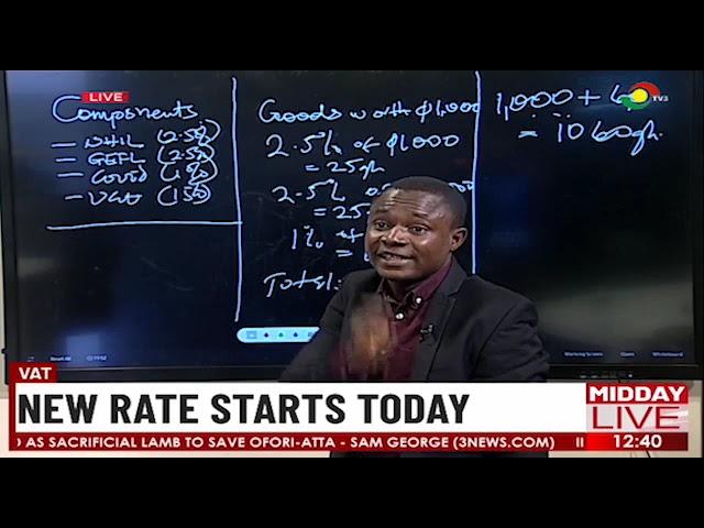 [Computation] How an increased VAT of 21% will affect consumers in Ghana