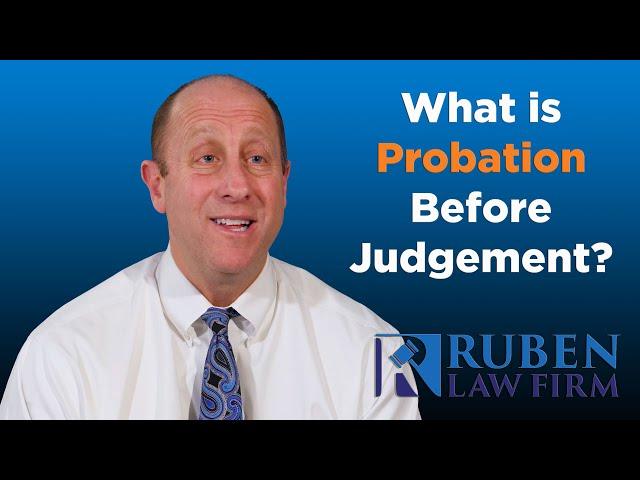 Probation Before Judgement in Maryland- With Maryland Auto Lawyer David Ruben