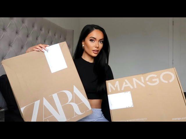 HUGE ZARA & MANGO SUMMER TRY ON HAUL 