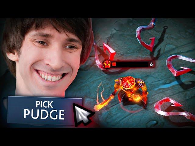 Dendi picked Pudge to survive in DPC 