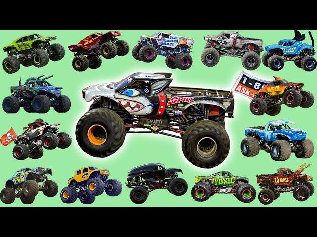 Monster Vehicles Collections - Monster Jam Lord, Monster jam Video, Monster Truck Videos