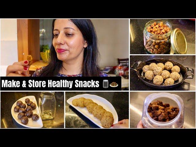 6 healthy tea snacks | Make and store easily | Easy snacks for storing