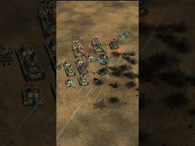 Lethal Rebel Ambush after Artillery Strikes Tanks Group #gaming  #commandandconquer #zerohour #rts