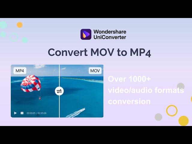 How to Convert MOV to MP4 in Second! | Video Converter