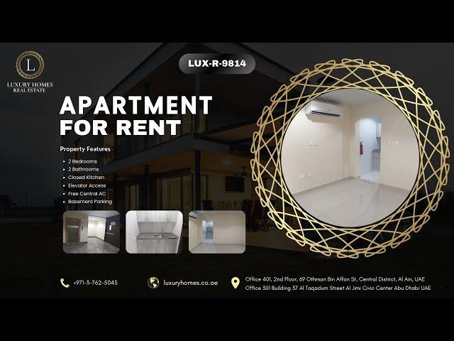 Is LUX-R-9814 the BEST 2-Bedroom Apartment in Al Ameriya for Families?