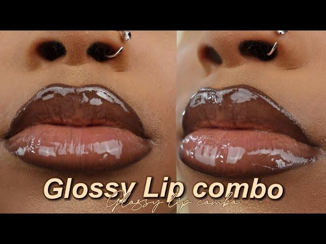 My glossy lip combo