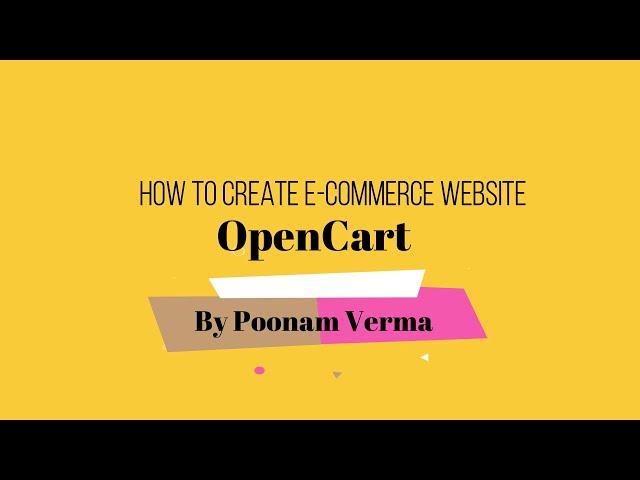 Create E-Commerce website in 20 mins |  OpenCart | Step by Step Guide  installation & adding theme