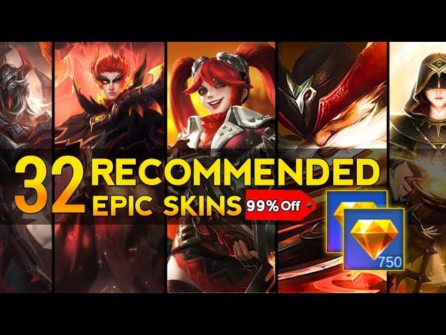 Top 32 Epic Skins to Buy with Your Promo Diamond in Mobile Legends!