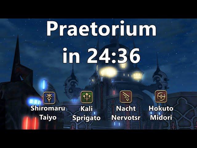 [WR] Praetorium in 24:36 (FFXIV Speedrun - Synced Co-op)