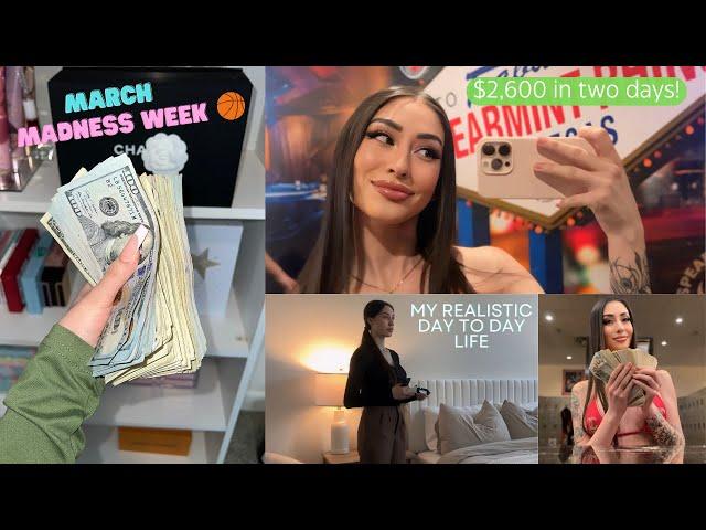 STRIPPER VLOG: March Madness/My Realistic Day to Day Life!