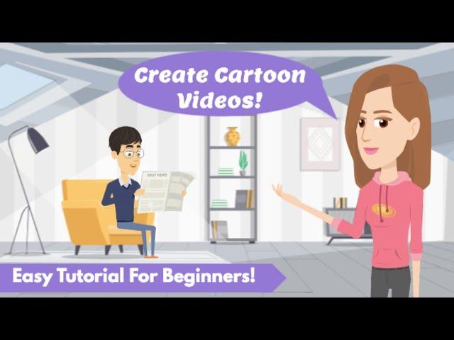 How to make cartoon video? (Easy tutorial for beginners!)