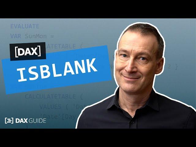 ISBLANK - DAX Guide