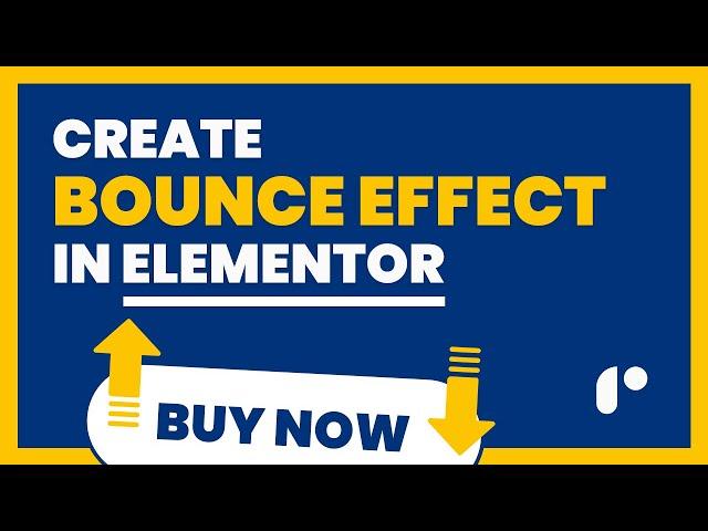  How to create BOUNCE Button Effect in Elementor [EASY]?