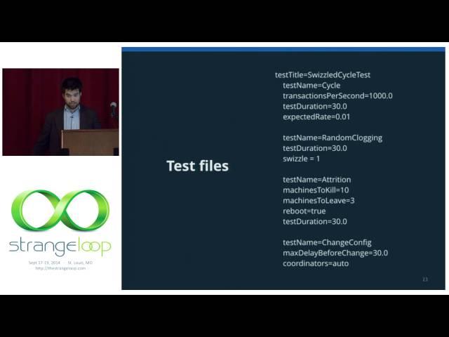 "Testing Distributed Systems w/ Deterministic Simulation" by Will Wilson