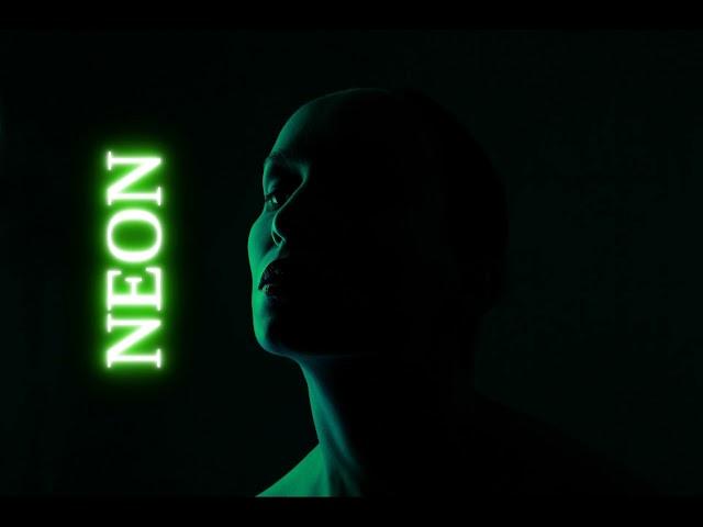 Neon text video effect (preview)