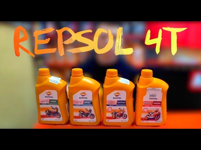 REPSOL 4T / Обзор мото линейки масел