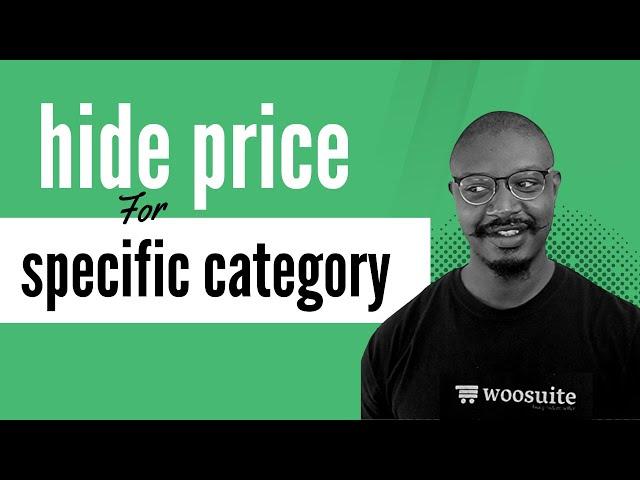 WooCommerce Hide Price for Specific Category (Step by step tutorial)