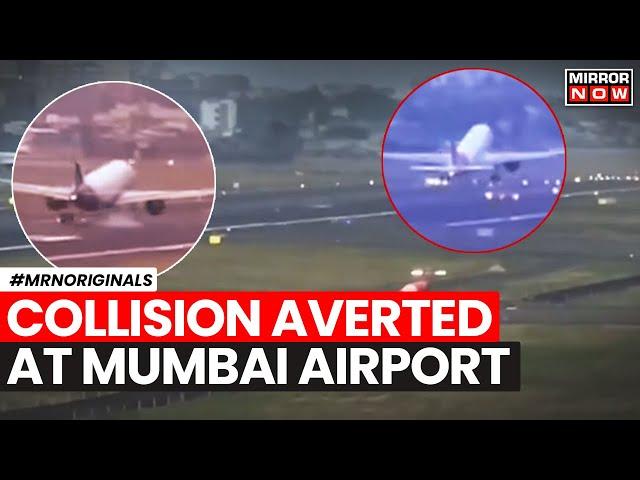 Mumbai Airport | Air India Flight Take-off And Indigo Flight Lands At Same Runway | English News