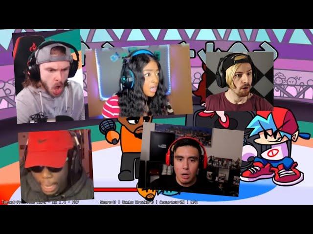 Youtubers Reacting To Wii Matt Mod In Fnf | Huge credit to them